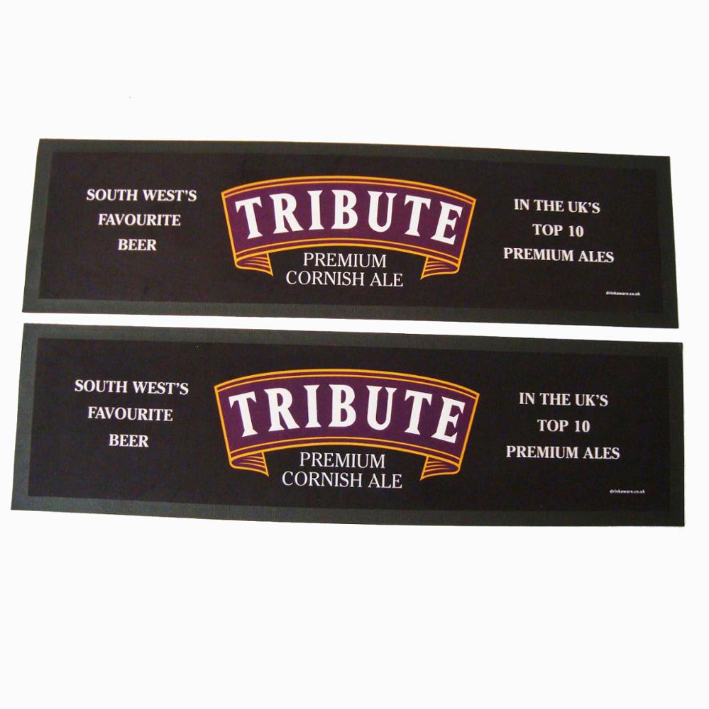 Custom Counter Sublimation Blank Oft Circle Felt Nitrile Rubber Bar Mats Odm With Logo