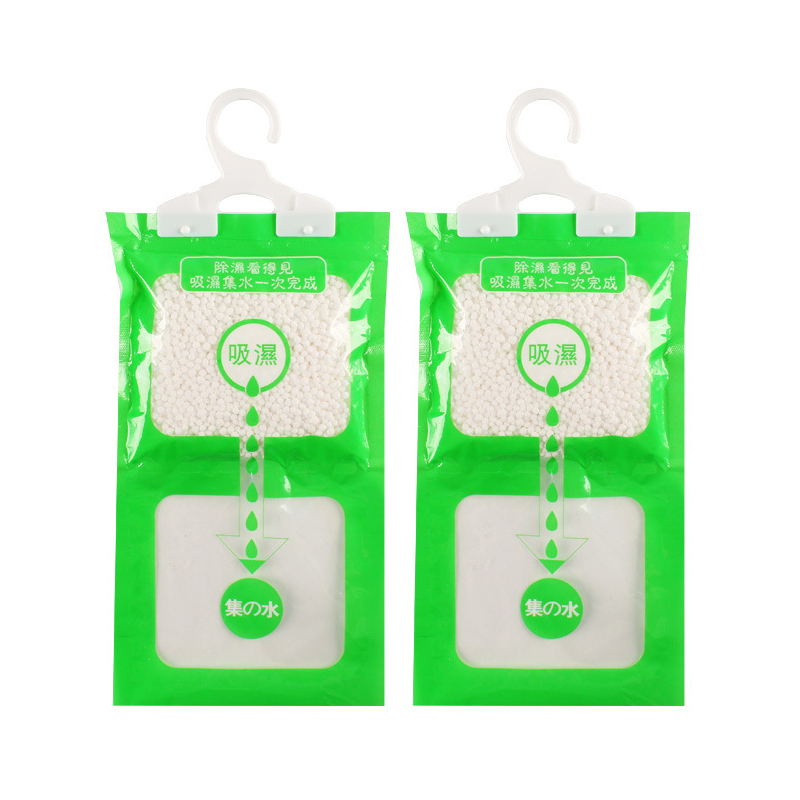 Kitchen Bathroom Wardrobe Hanging Hygroscopic Anti-Mold Deodorizing Moistureproof Desiccant Bag 230g