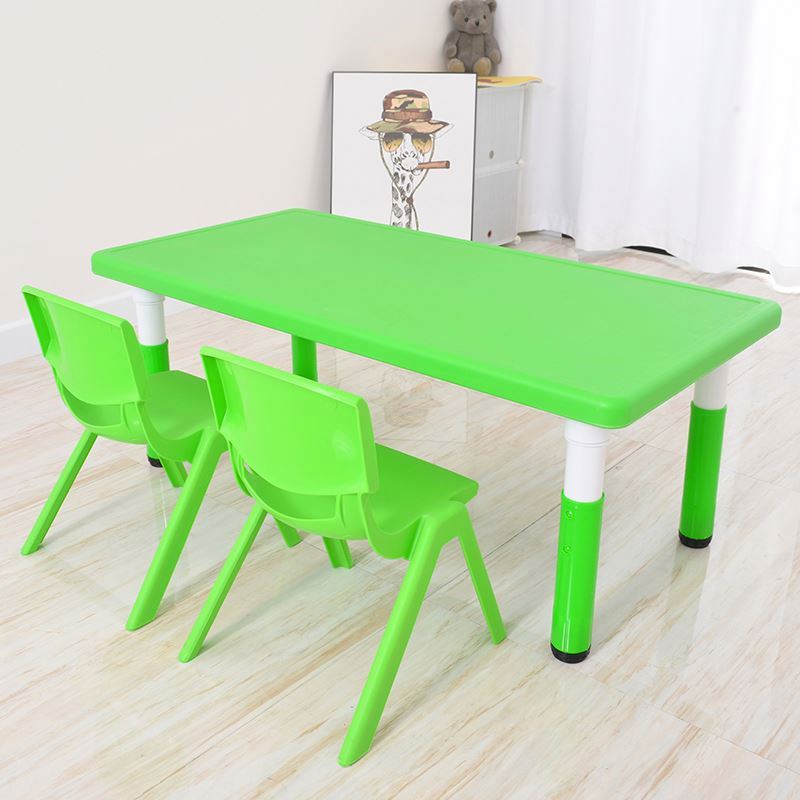 LYKF PP Kids Table And Chair Set, MDF Kids School Tables And Chairs, durable Kindergarten Furniture Desk And Chair in stock