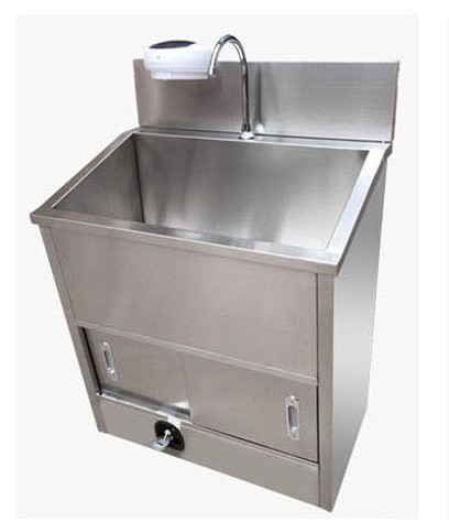 W04 Professional customization of various medical lavatories medicine hand wash sink stainless steel hand wash sink with foot