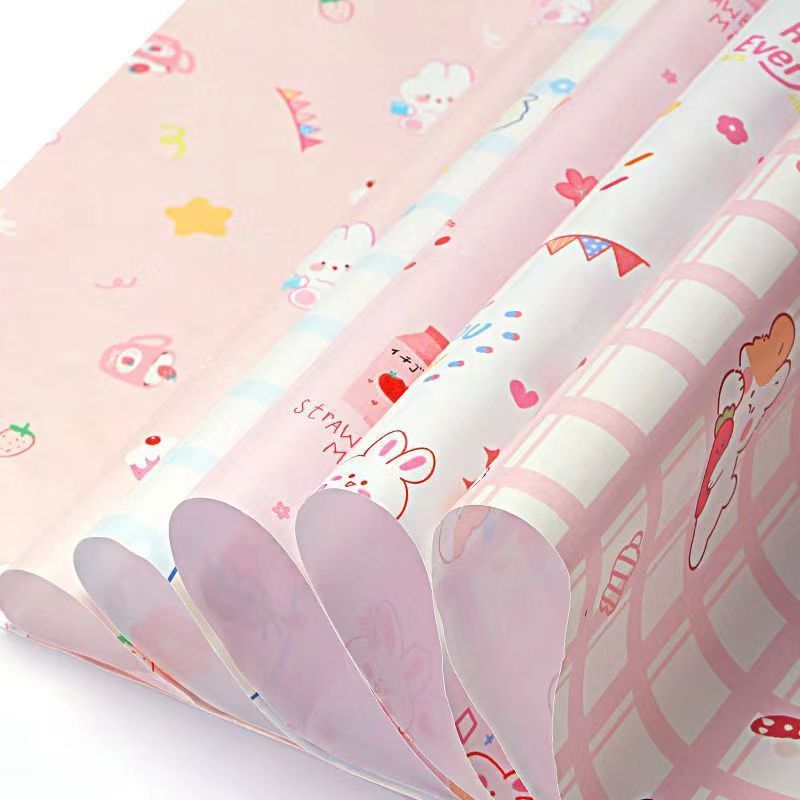 Ecofriendly Customizable Gift Thermal Cigarette Gold Edge Flower Korea Nutcracker Wrapping Paper