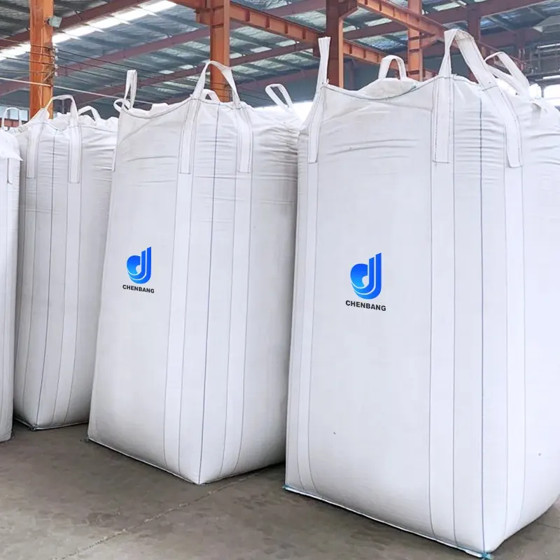 PP plastic 1000kg FIBC jumbo bags 1 ton bigbag for feed seed wood chips pellet fertilizer