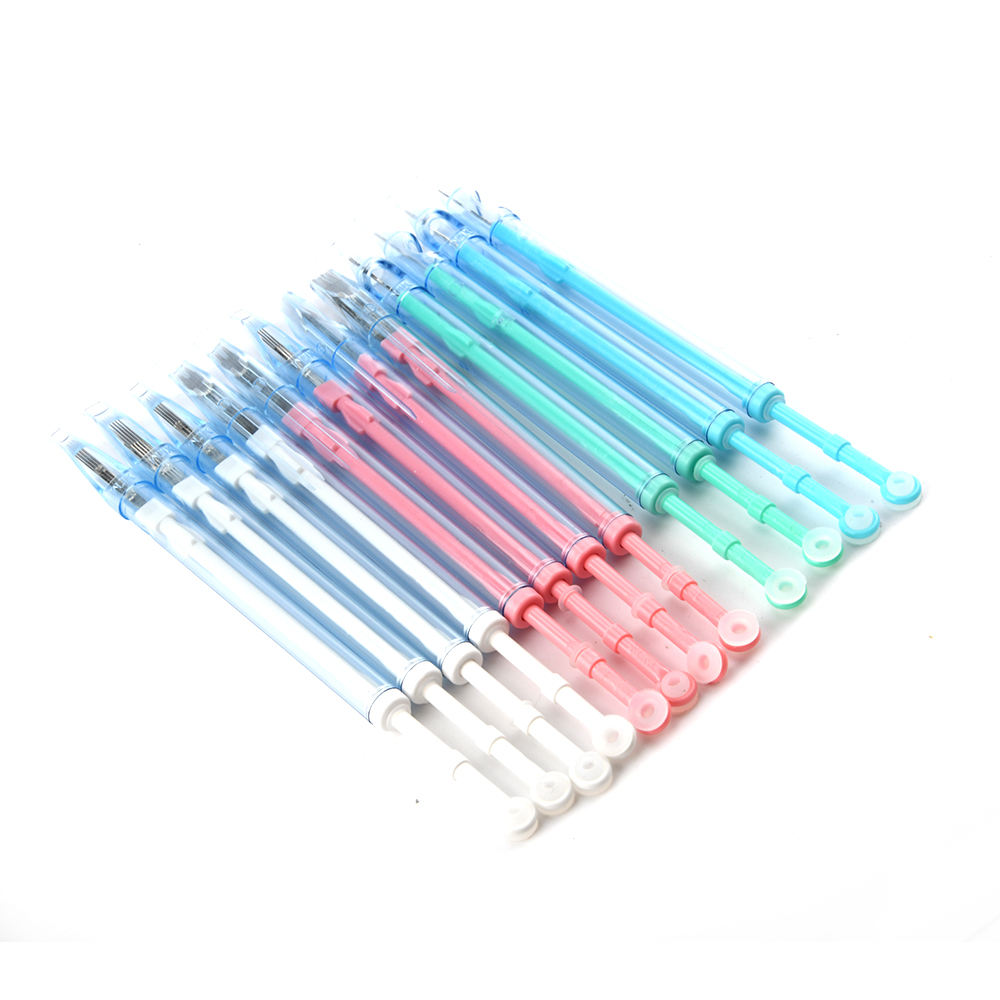 Transparent Plastic Disposable Permanent Makeup Needles Cartridge Wholesale Eyebrow Tattoo Needle Microblading Needles