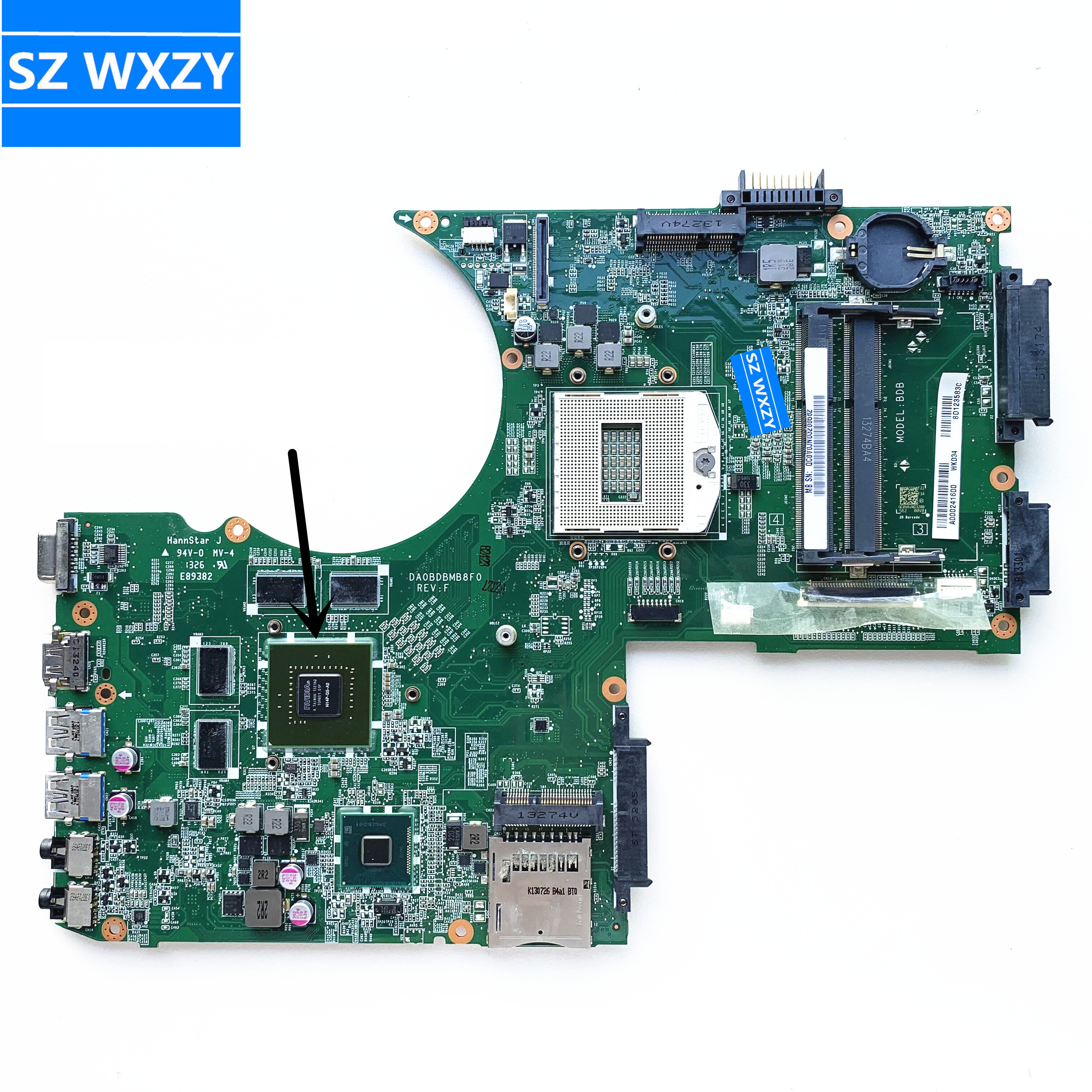 For Toshiba Satellite P70 P70-A Laptop Motherboard DA0BDBMB8F0 A000241600 A000240350 GT745M 2G GPU DDR3 100% Tested Fast Ship