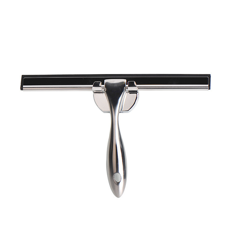 Household Cleaning tool 10inch floor squeegee wiper for cleaning floor silver windshield wiper for bathroom mirror