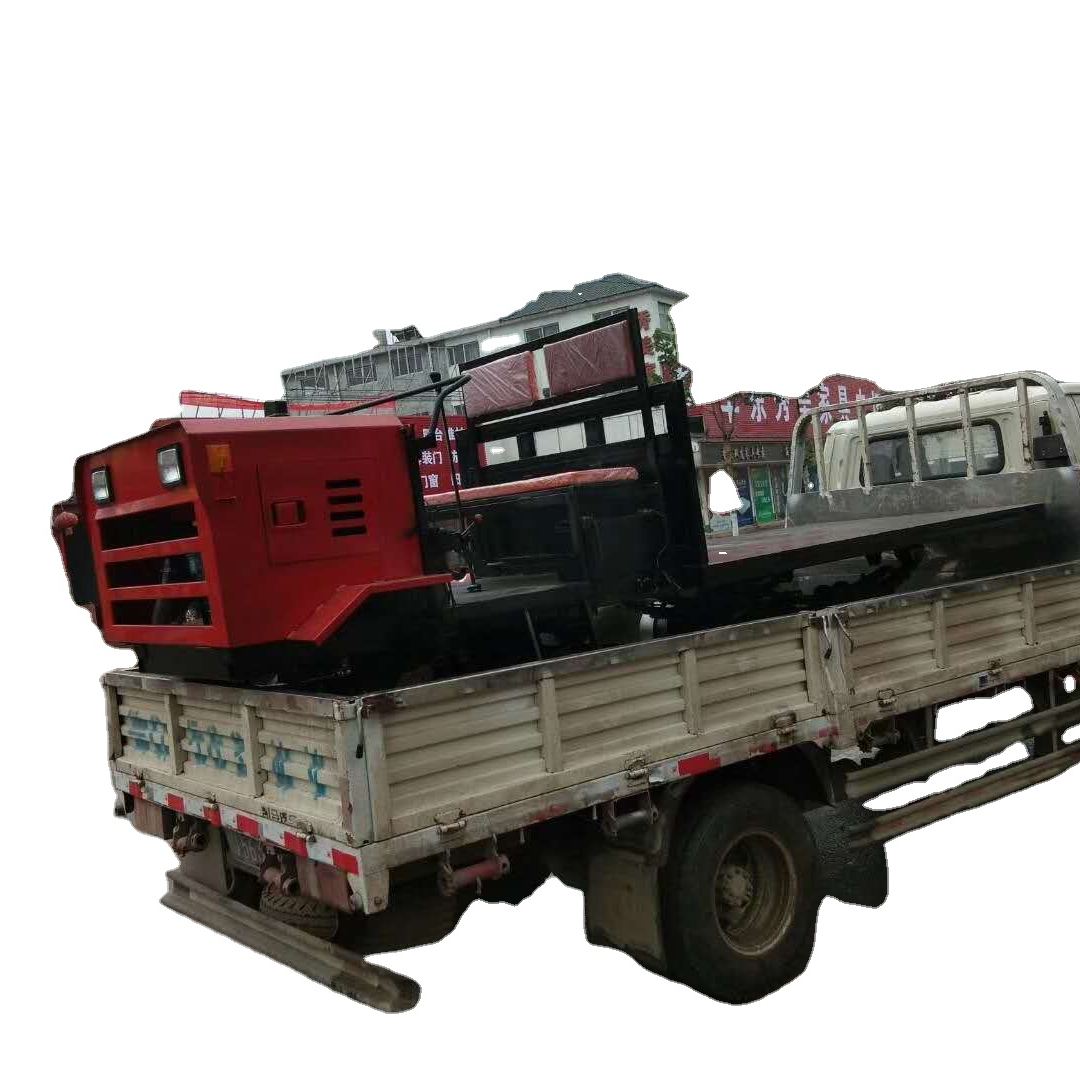 Diesel track four-wheel transport vehicle, mine track flat coal loading vehicle, railway laying auxiliary equipment