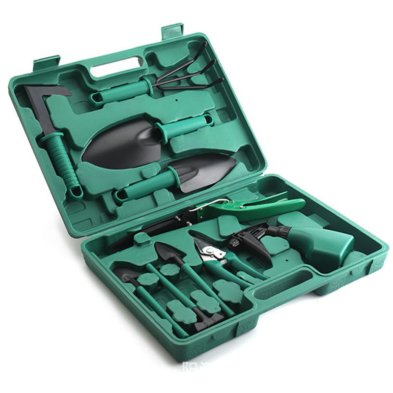 Gardening Tools Set With Bag Floral Shovel Weeder Home 10pcs Quality Hand Garden Tool Kit