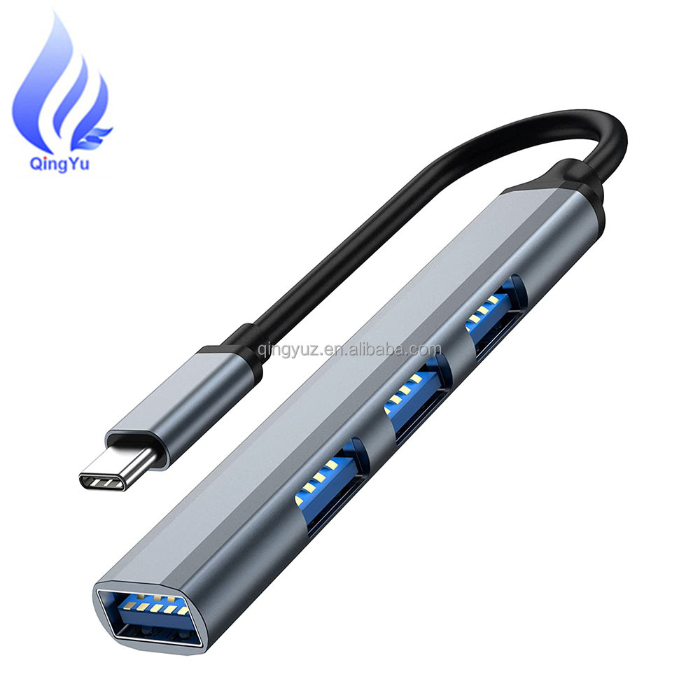 4 в 1 USB C хаб адаптер Тип C кабель адаптера 4K 60 Гц конвертер Ethernet USB 3,0 USB C хаб док-станция 1 в 5 для Macbook Hub