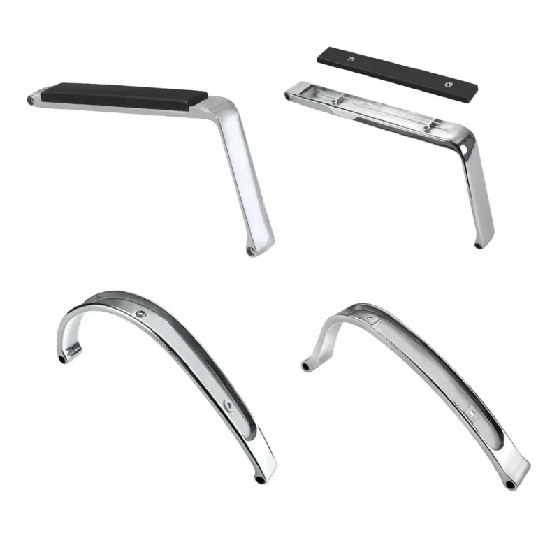 Office Chair Replacement Parts Stainless Steel Armrest Office Chair Adjustable Armrest VT-C013