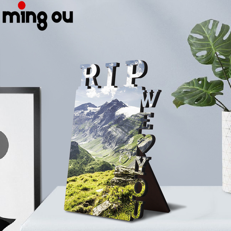 Blank DIY Sublimation Printable MDF Photo Frame 127*170*5mm