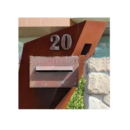 free standing rustproof parcel box mailbox / letter box for postal service