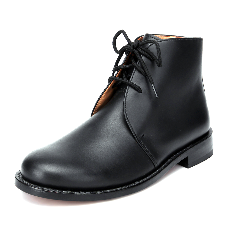 Official ankle genuine leather military shoes mens dress shoes army shoes