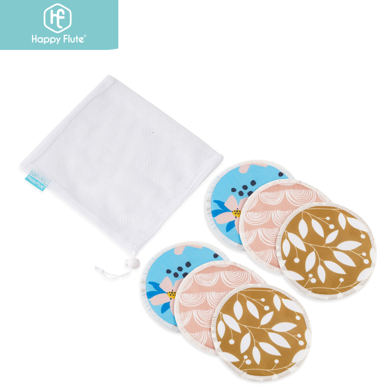 happyflute Washable Breast Pads Reusable Nursing Mother Breastfeeding