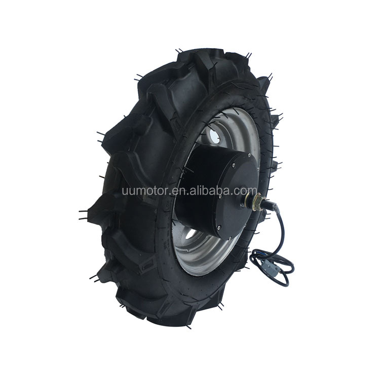 20 дюймов измельчитель одиночного ВАЛА ТРАКТОРА tire120nm 48v 1000w Робот Мотор для центрального движения колеса