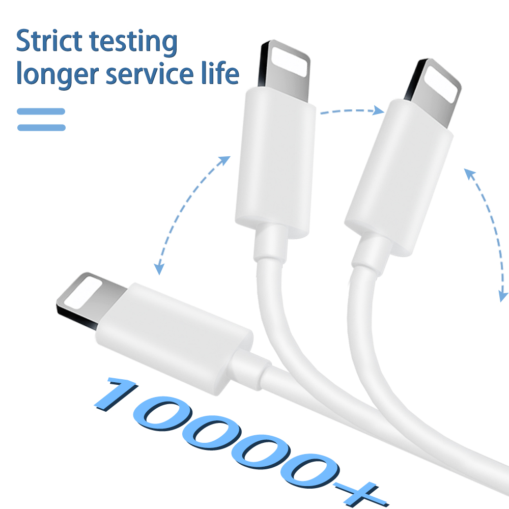 USB-кабель для i Phone 11 X Xs X Max 2.4A, кабель для быстрой зарядки и передачи данных для i Phone 8 7 6 6Plus, кабель для зарядки 1.5A