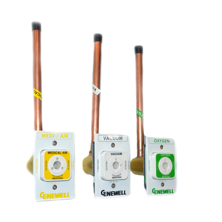 Japanese Standard Medical Copper Gas Terminal For Hospital With 1 Year Warranty