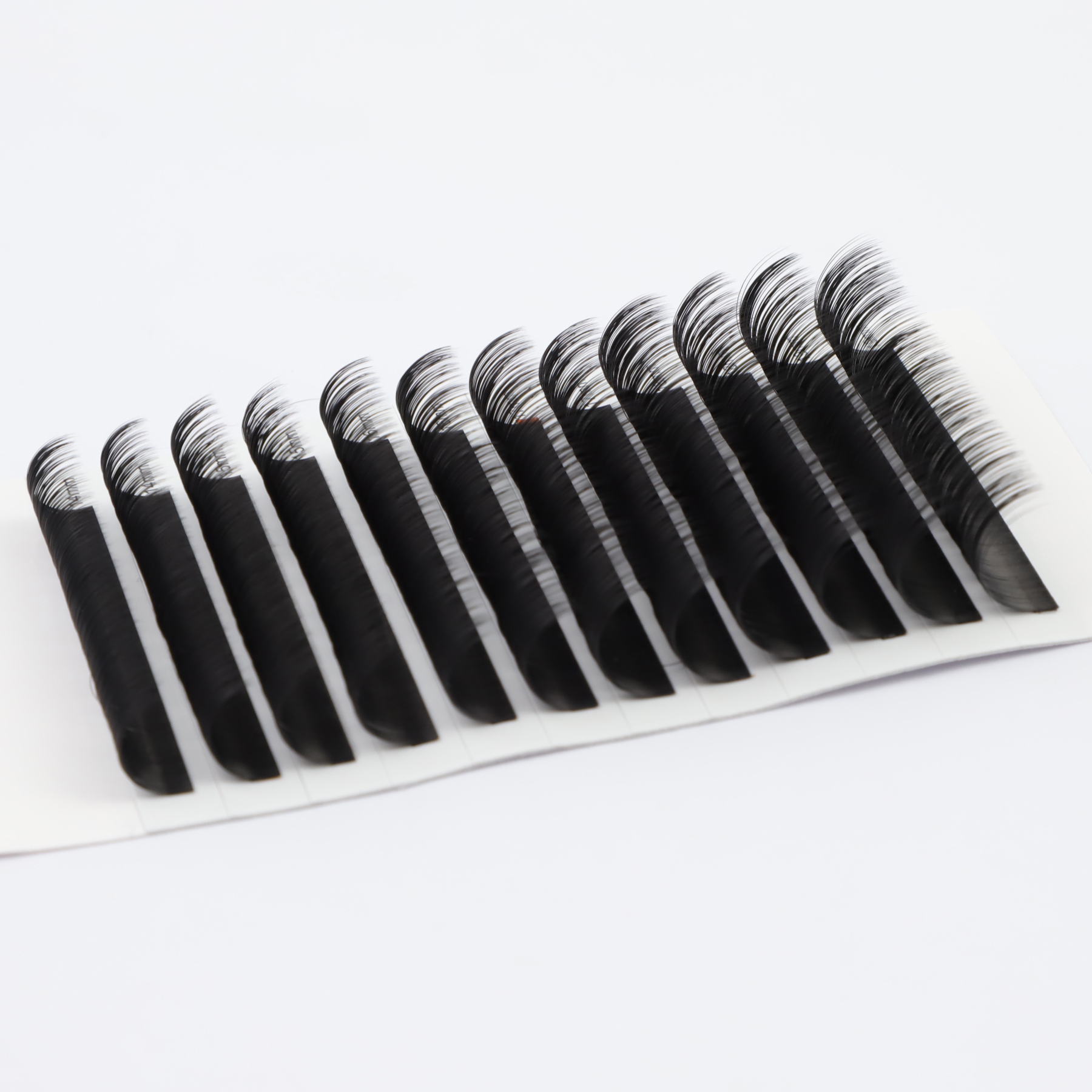 Factory Private Label Mink Silk Lashes Supplies Las Trays Volume Lash Tray Individual Premium Ellipse Flat Eyelash Extensions