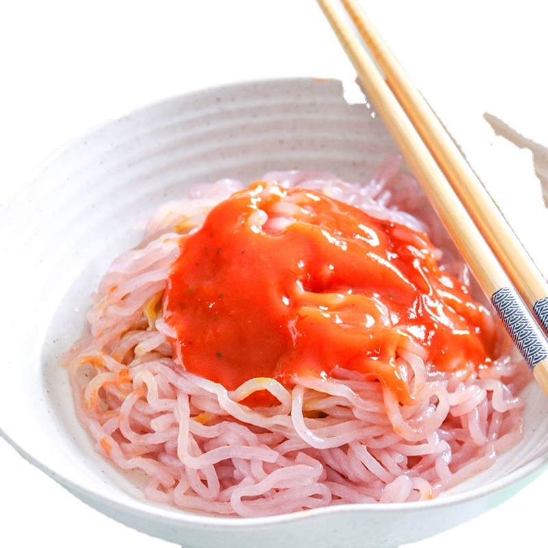 Прямой Производитель konjac еда под заказ фиолетовый картофель konjac лапша подходит для полных людей