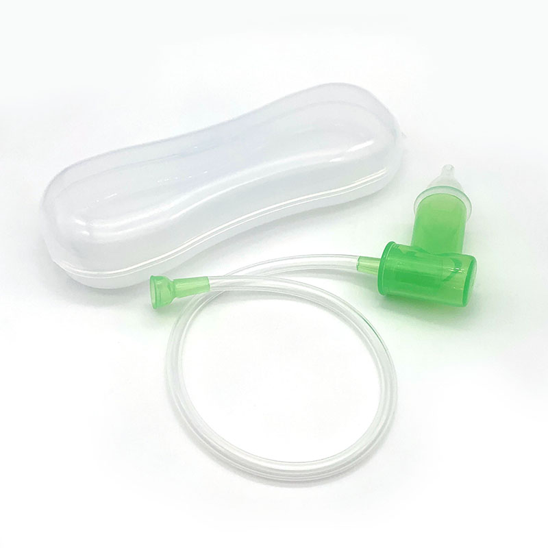 Detachable Baby Care Manual Baby Nasal Aspirator with Silicone Teat