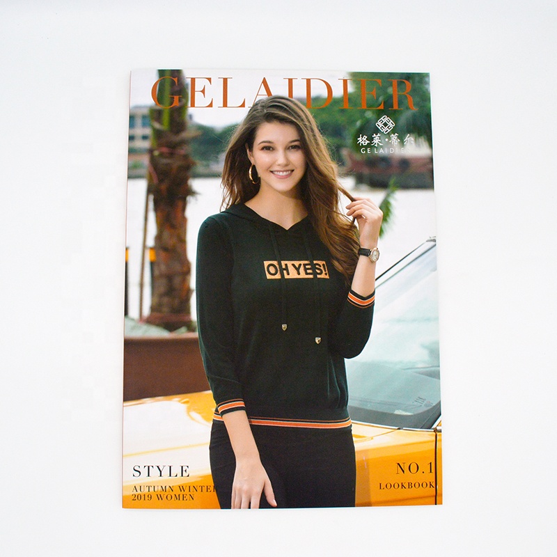 Custom Printing Book for School Kids Children Soft Cover Fancy Art Surface Finish Work Paper Fashion Magazines For clothing