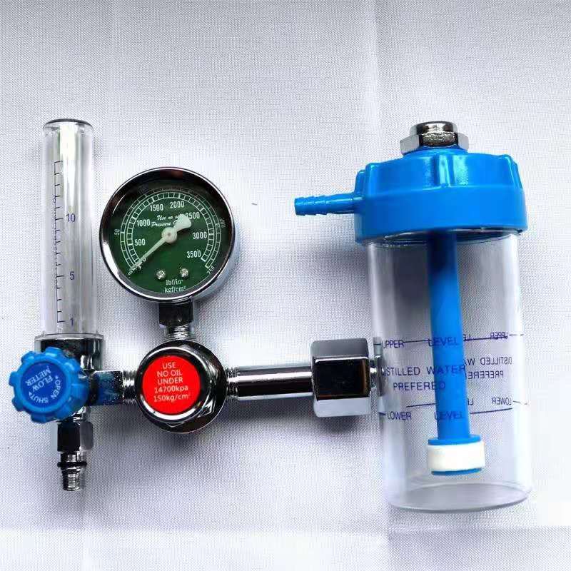 Oxygen Injection Instrument Manufacturer Supplies Sample Meter Pressure Reducing Valve Buoy Type Oxygen Inhaler