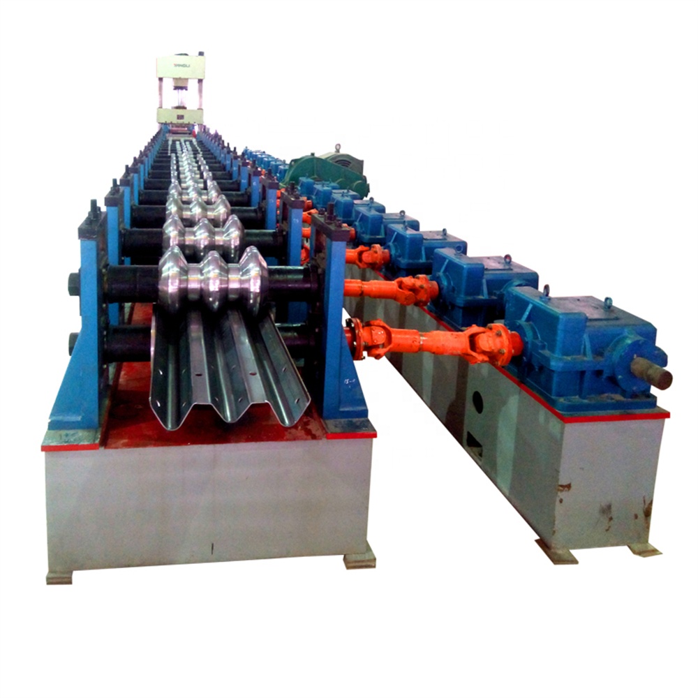 Express way guard rail cold roll forming machine.