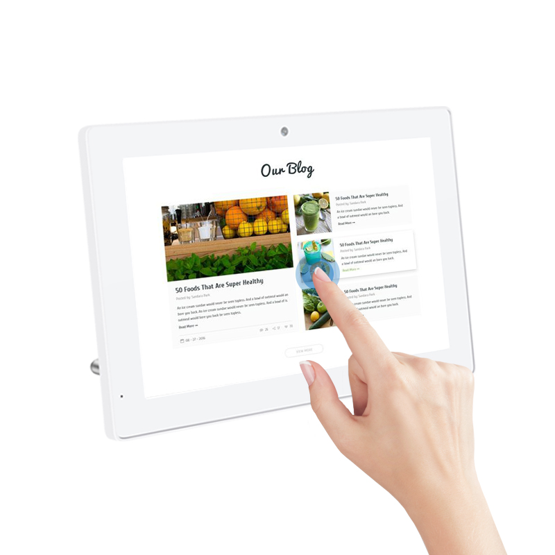 Nice quality tablet 10.1 inch poe android wall mount rj45 wifi display screen for smart home