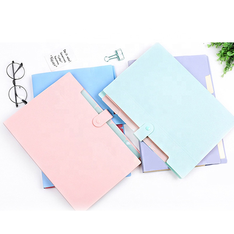 A4 File Document Bag Waterproof Carpeta File Folder 5 Layers Document Bag Office Stationery