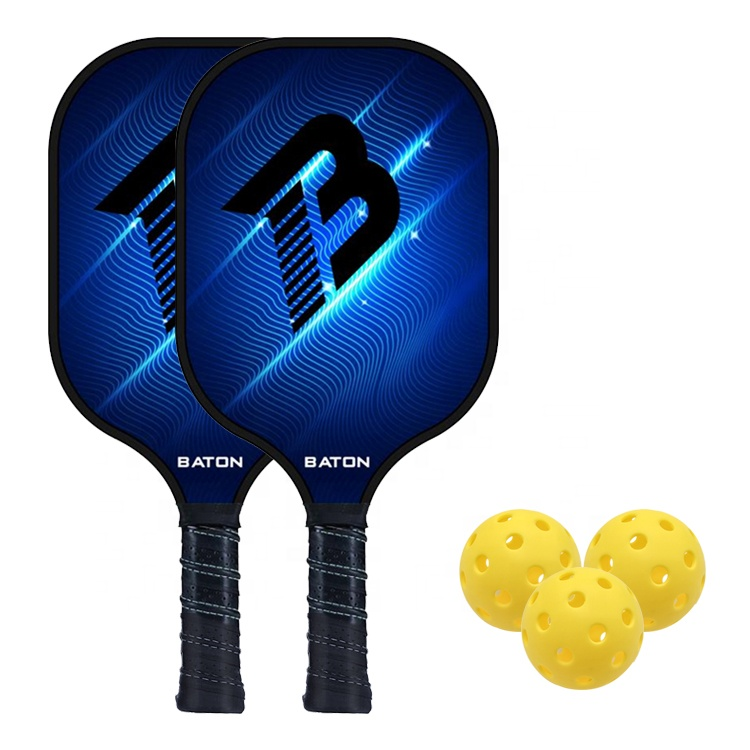 High Quality OEM Customized Fitness Sport Carbon Fiber Pickleball Padle Beach Tennis Rackets for Adult