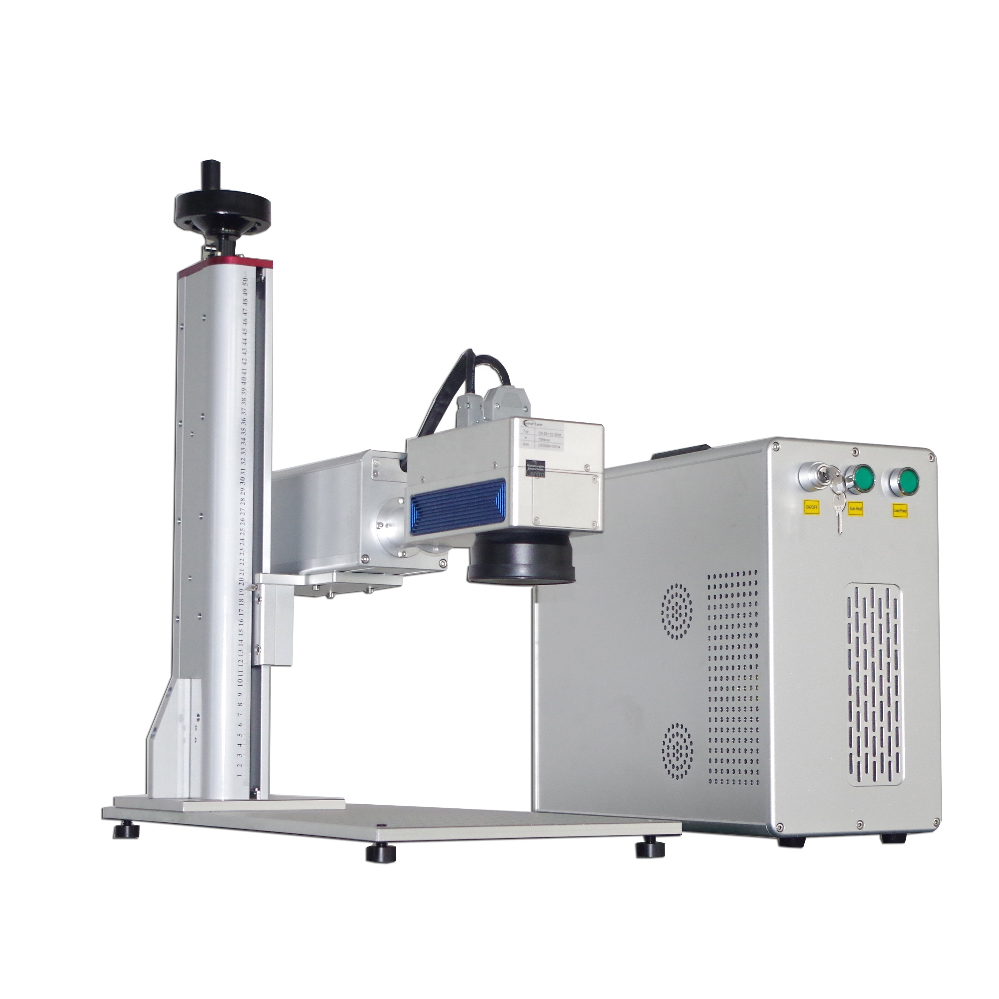 3D Marker CNC Metal Plastic Printer Logo Fiber Laser Engraving Printing Marking Machine 30W 50W 60W