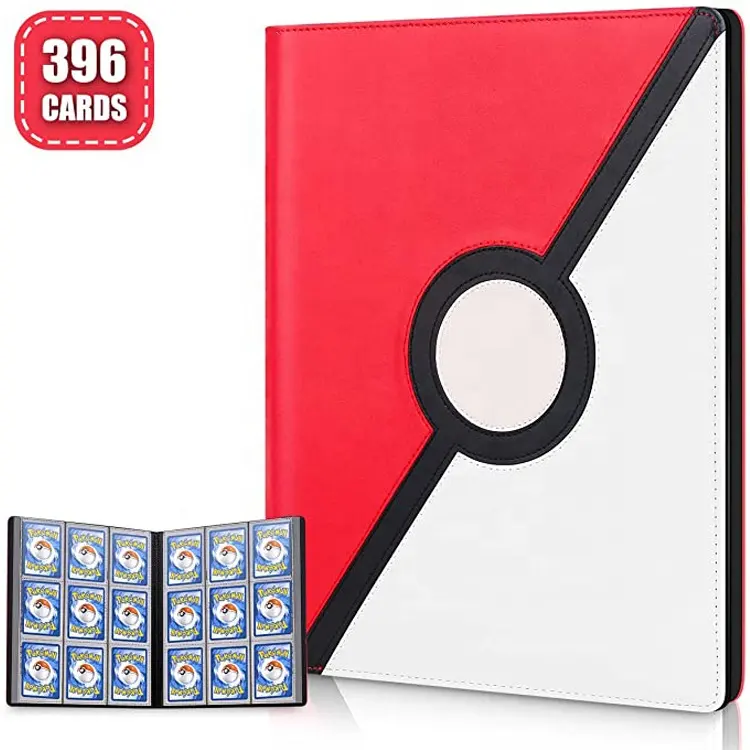Trading Card Protector 9 Pocket Permanent Sleeve Holders Pokemon Playing Card Sleeves