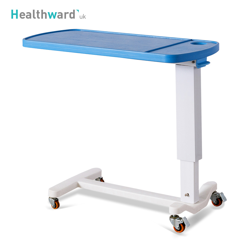 SKH046-2 healthward больницы фабрики сервис мебель АБС-пластик подвижный пациента обеденный надкроватный столик производители
