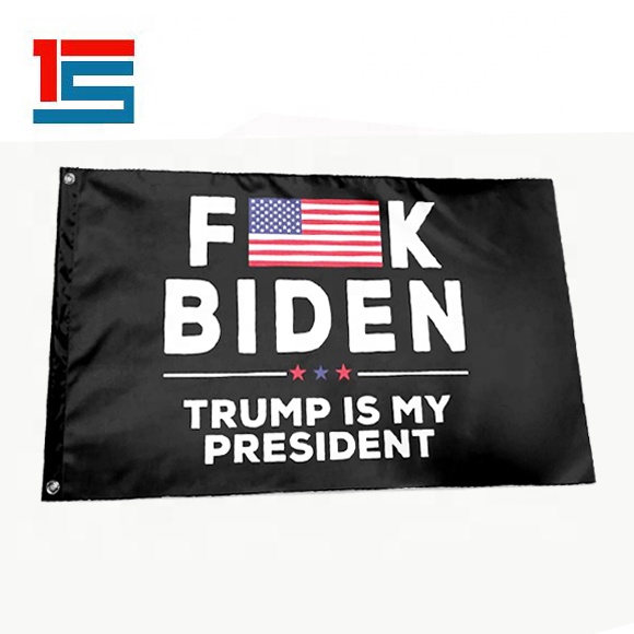 3x5 Feet Anti Biden Trump is My President American Garden Flag Banner Sign