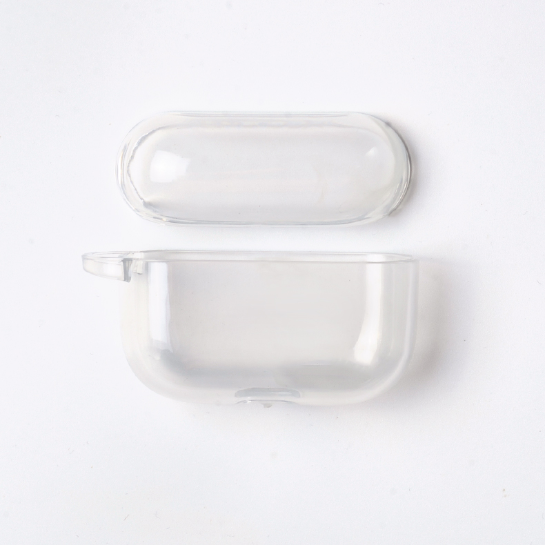 Прозрачный чехол для AirPods Pro, для AirPod Pro, жесткий прозрачный чехол из поликарбоната