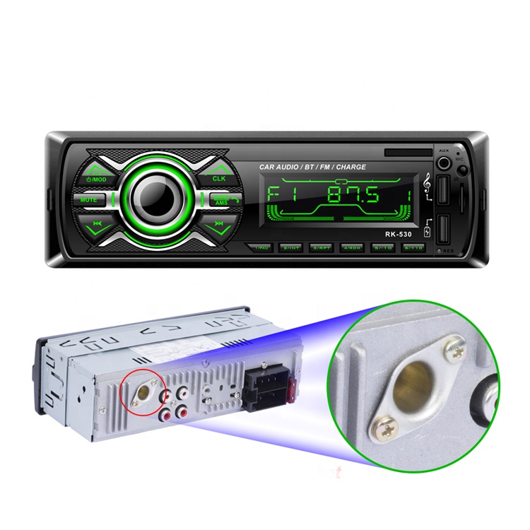 Горячая продажа Многофункциональный 2 USB порта 7 цветов свет Автомобильный MP3-плеер с SD и MMC слот для карт