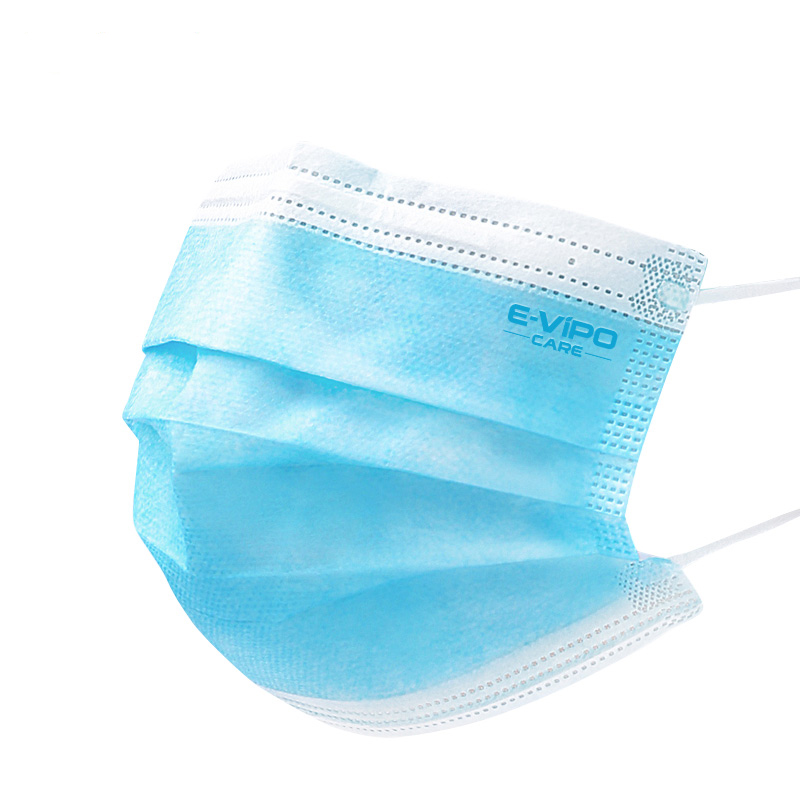 EN14683 Type IIR Breathable PPE Protective Elastic Earloop Procedure Face Mask Anti Bacteria Dustproof 4 Ply Medical Mask