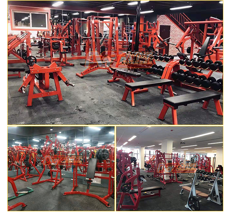 Split Chest Push High Pull Back Muscle Trainer Steel Multi-Function Hammer Strength Gym Equipment Machine