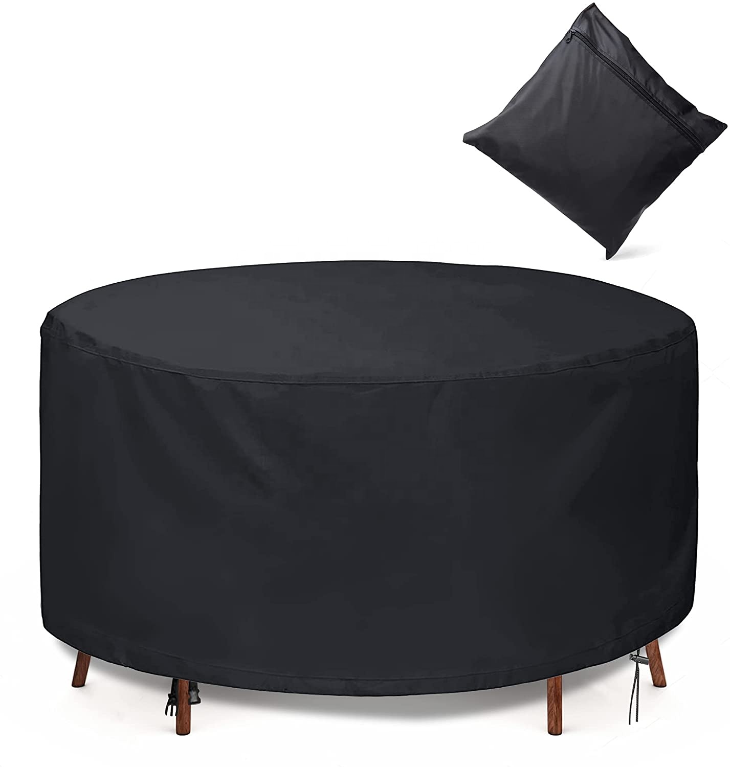 waterproof Round Patio Table Chair Set 153*70 Outdoor Furniture Cover high quality outdoor round table and chair set covers