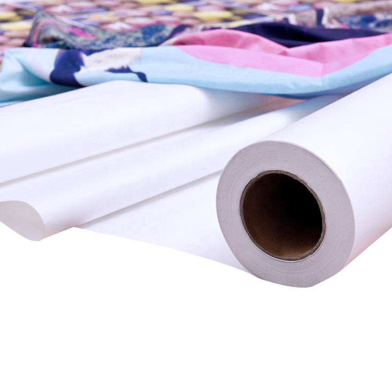 Digital Printing Premium Dye Fast Dry Sublimation Paper Roll For Chiffon Fabric