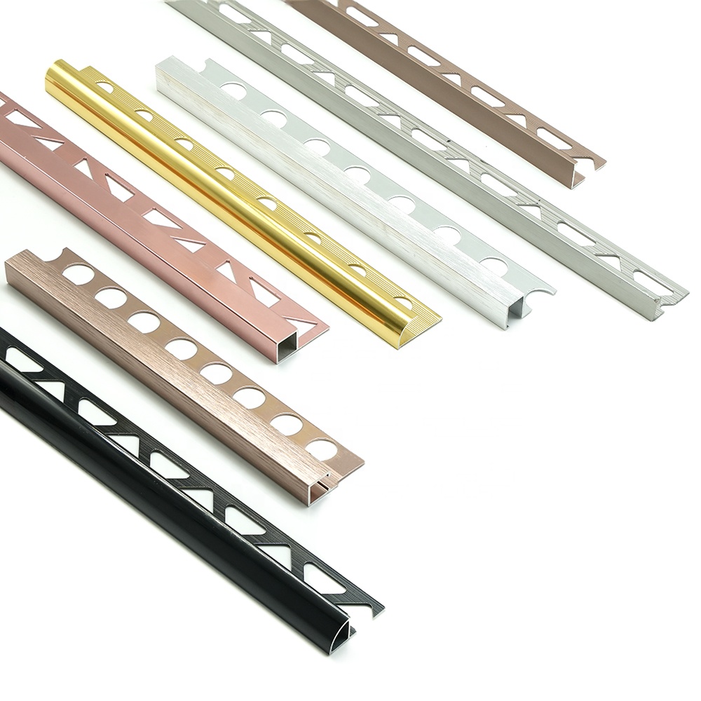 OEM &ODM Factory aluminum tile accessories protective tile trim