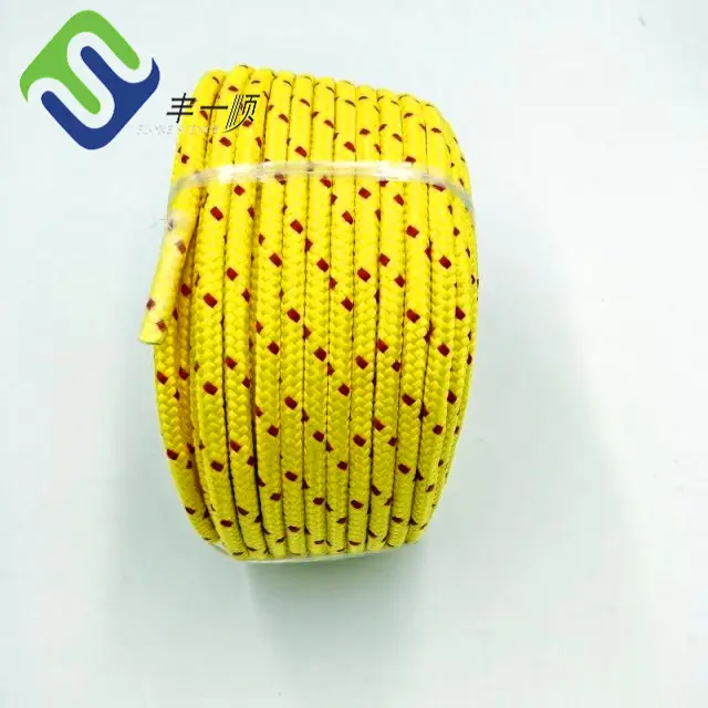 10mmx200m Polypropylene Marine Rescue Boat Line Rope With Yellow Color
