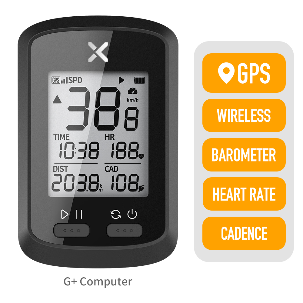 Xoss G + Автомобильный велосипедный секундомер, беспроводной GPS-байк