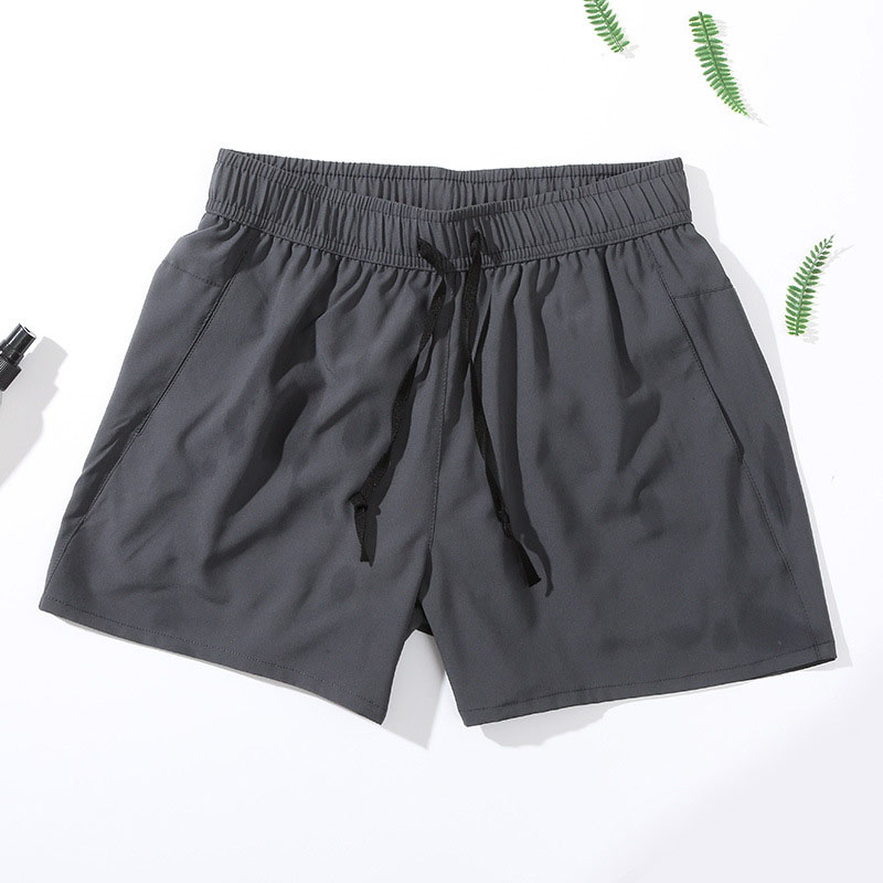 Man Gym Workout Elastic Waist Jogging Shorts Tight Lifting Short Swim Trunks With Pockets