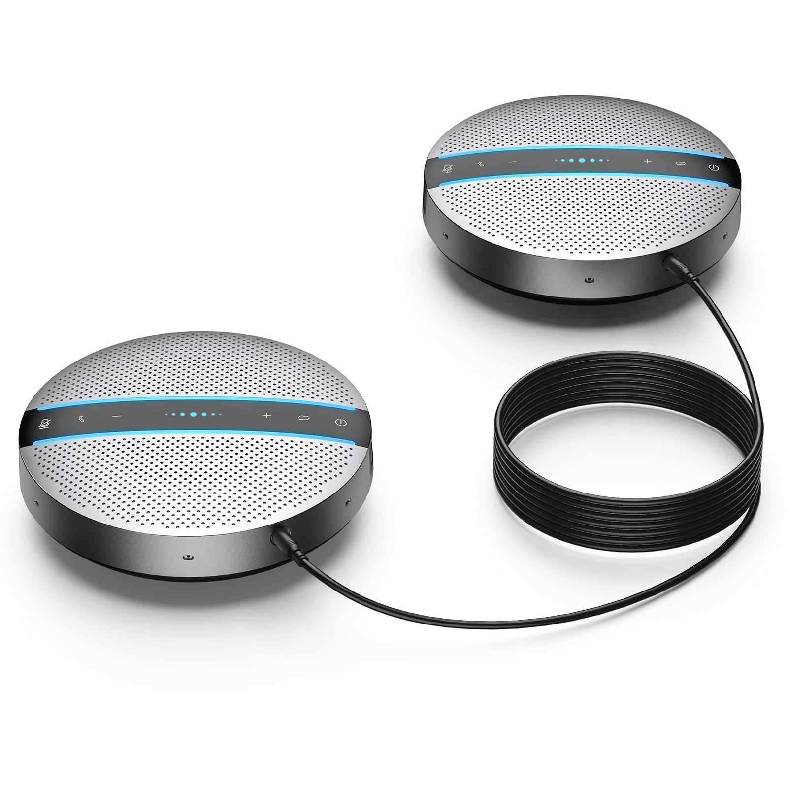 6 Mics wireless Conference System 2pcs cascade Speakerphones