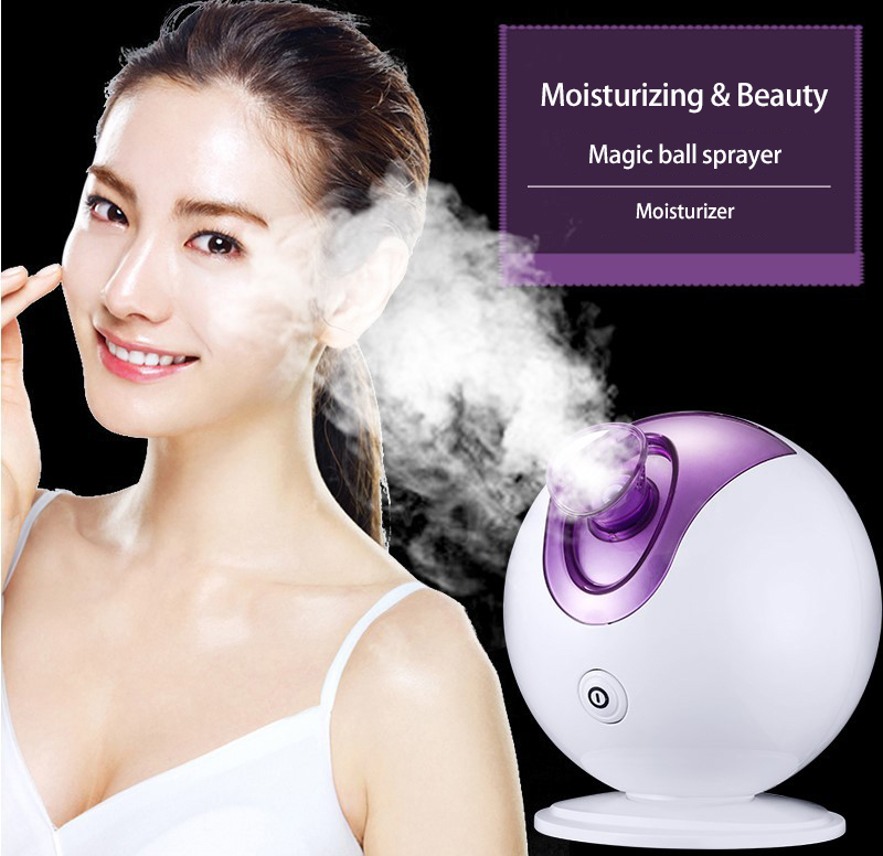 Portable domestic face steaming device, spray water replenishing instrument, nano heat sprayer, cosmetic humidifier