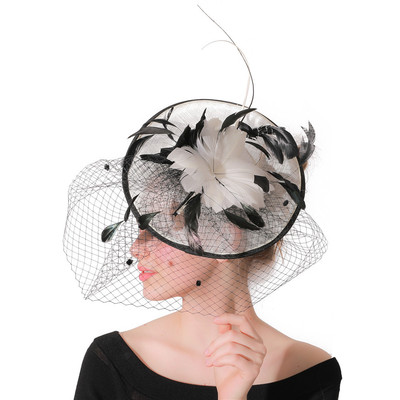 elegant white formal church bridal hats for women
