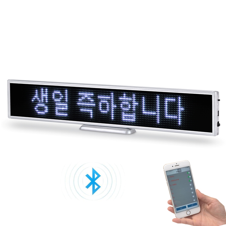Рекламный программируемый Bluetooth светодиодный настольный дисплей