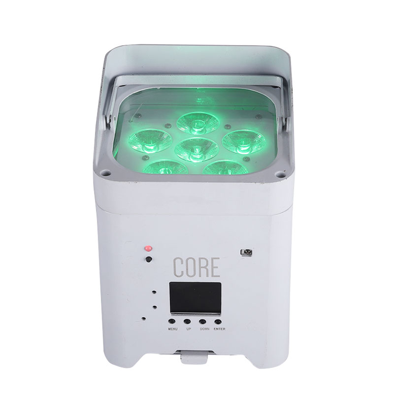 6pcsX18W 6in1 RGBAW УФ Мобильный смарт батарея работает Wifi светодиодный светильник Par DJ освещение для клуба мероприятия