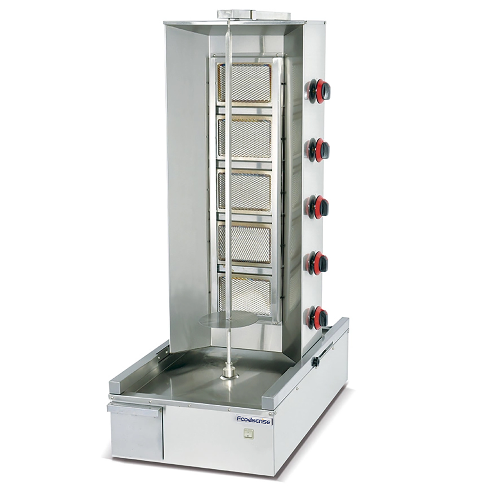 Commercial Stainless Steel Electric Shawarma Broiler Grill Machine Vertical Kebab Roaster Shawarma Grill Machine