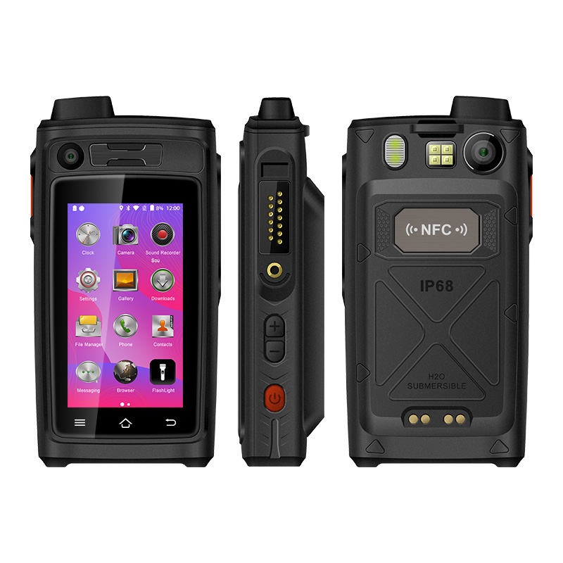 UNIWA A19S IP68 водонепроницаемый большой диапазон POC Zello PTT рация 4G LTE Android смартфон